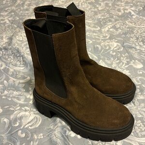 STEVE MADDEN BOOTS CHOCOLATE COLOR
